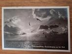 Fotokaart Schiermonnikoog - Zonsondergang op het wad - 1959, Ophalen of Verzenden, 1940 tot 1960, Gelopen, Waddeneilanden