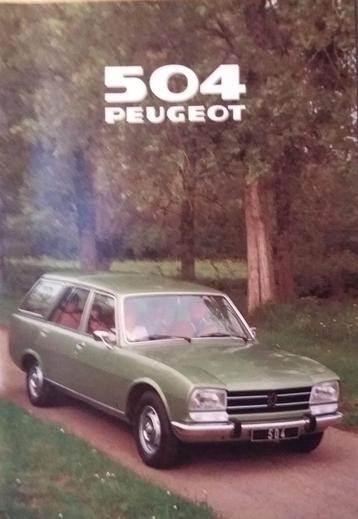 Peugeot 504 Break/Familiale brochure 1979 beschikbaar voor biedingen
