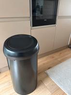 Zwarte brabantia prullenbak, Ophalen, Kunststof, Met pedaal, 50 tot 75 cm
