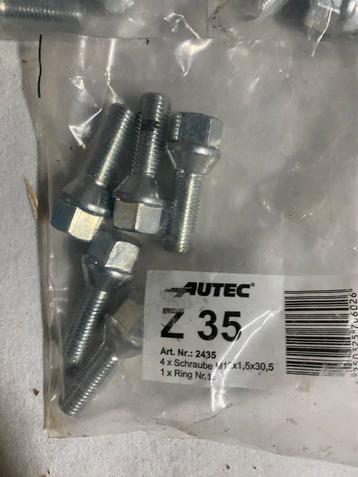 Autec Z35 Wiel Bouten M12x1.5x30.5 15 stuks 1,50€ per stuk€ beschikbaar voor biedingen
