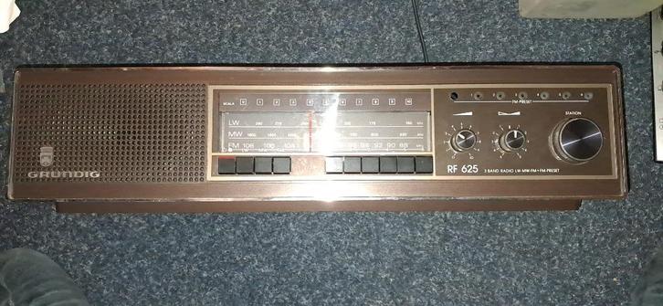 Grundig RF 625 radio in werkende conditie (ong. 1984), Audio, Tv en Foto, Radio's, Gebruikt, Radio, Ophalen of Verzenden