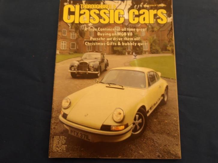 Thoroughbred & Classic Cars '82 dec - MGB V8 , Porsche 934, Boeken, Auto's | Folders en Tijdschriften, Zo goed als nieuw, Algemeen