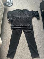 Zwart Fendi-look pak - Maat tot 42, Ophalen of Verzenden, Nieuw, Maat 38/40 (M), Zwart