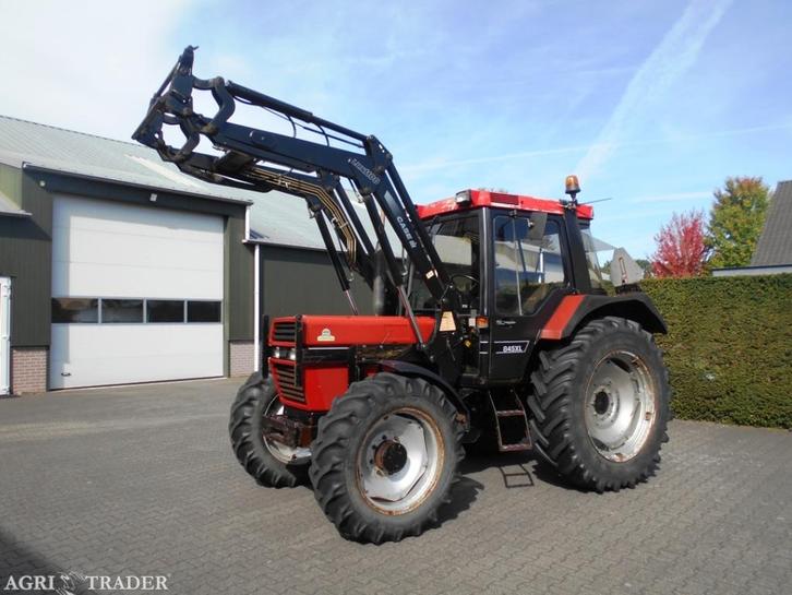 Case-IH 845XLA + frontlader, Zakelijke goederen, Agrarisch | Tractoren, meer dan 10000, Case IH, 80 tot 120 Pk, Gebruikt, Ophalen of Verzenden
