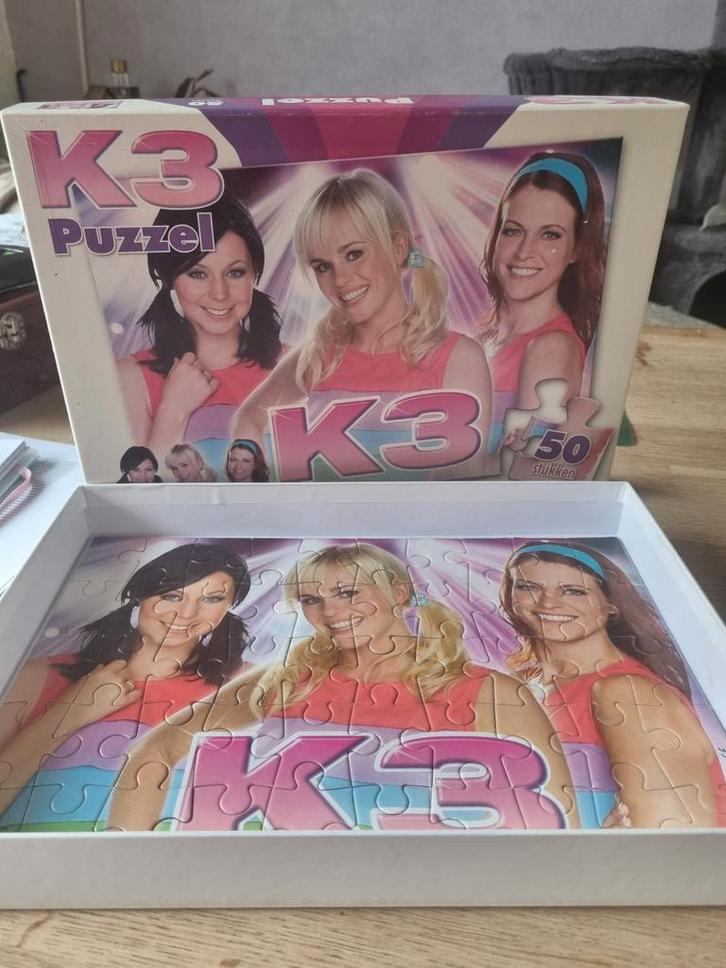 Een leuke K3 puzzel., Kinderen en Baby's, Speelgoed | Kinderpuzzels, Gebruikt, 4 tot 6 jaar, 10 tot 50 stukjes, Ophalen of Verzenden