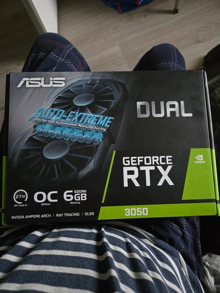 ASUS GeForce RTX 3050 Dual OC 6GB, Computers en Software, Videokaarten, Nieuw, Nvidia, PCI-Express 4.0, GDDR6, HDMI, DisplayPort