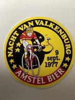 Sticker Nacht van Valkenburg 1977 Amstel Bier (wielrennen), Verzamelen, Stickers, Sport, Zo goed als nieuw, Verzenden