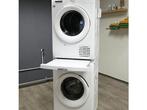Universeel tussenstuk / stapelset droger op wasmachine, Witgoed en Apparatuur, Ophalen, Zo goed als nieuw, Minder dan 85 cm