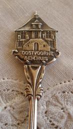 Oud verzilverd lepeltje Oostvoorne - Gem. Huis, Ophalen of Verzenden