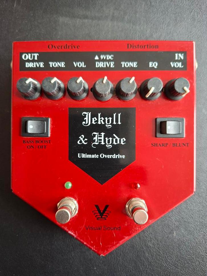 Visual Sound Jekyll & Hyde V1 Overdrive Distortion, Muziek en Instrumenten, Effecten, Gebruikt, Distortion, Overdrive of Fuzz