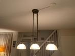 Hanglamp brons kleur - dimbaar - klassiek, Ophalen, Zo goed als nieuw, Glas