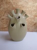 Mica Decorations Saul tulp vaas keramiek ecru/groen, nieuw, Huis en Inrichting, Woonaccessoires | Vazen, Ophalen, Nieuw, Overige kleuren