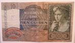Nederland 10 Gulden 1941 (Meisje met druiven), Verzenden, 10 gulden, Los biljet