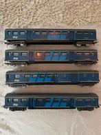 Lima NS Rijtuigen - Set van 4, Hobby en Vrije tijd, Modeltreinen | H0, Gebruikt, Gelijkstroom, Wagon, Ophalen of Verzenden
