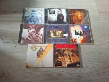 Verzameling 8 rock/metal cd's. beschikbaar voor biedingen