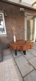 Unieke boomstam tafel, Ophalen, 50 tot 100 cm, Zo goed als nieuw, Minder dan 50 cm