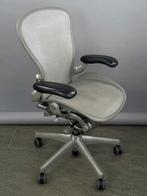 Herman Miller Aeron (B), Ophalen, Zo goed als nieuw, Grijs, Bureaustoel