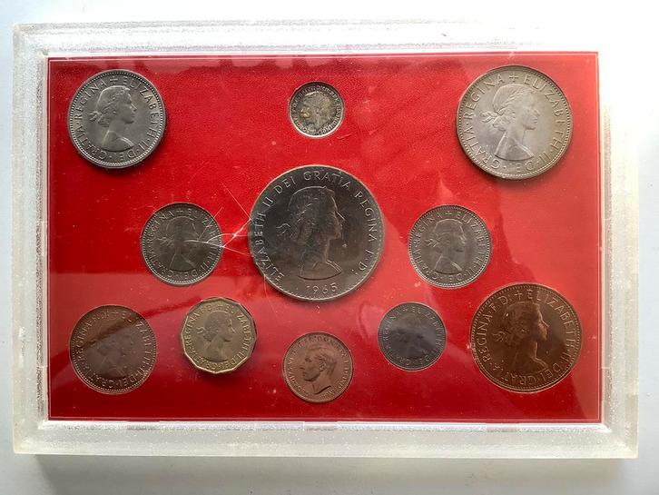 Munt Set - Verenigd Koninkrijk, Postzegels en Munten, Munten | Europa | Niet-Euromunten, Setje, Overige landen, Zilver, Ophalen of Verzenden