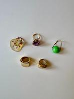 Lot van 4 ringen, Gebruikt, Verzenden, Kleiner dan 17, Dame