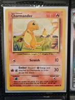 Pokemon Charmander 46/102 Base Set, Ophalen of Verzenden, Zo goed als nieuw, Losse kaart, Foil