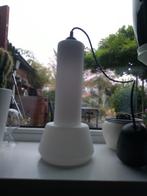Vintage 60's Hanglamp melkglas, 30 tot 60 watt, Gebruikt, Overige typen, Vintage