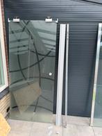 Glazen schuifdeur, Doe-het-zelf en Verbouw, Deuren en Horren, Ophalen, 80 tot 100 cm, Binnendeur, Schuifdeur