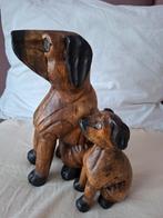 Art deco stijl Honden Beelden Set, Verzamelen, Beelden en Beeldjes, Ophalen of Verzenden, Gebruikt, Dier