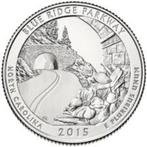 Amerika - Quarter 2015 - North Carolina - Blue Ridge Parkway, Verzenden, Noord-Amerika, Losse munt