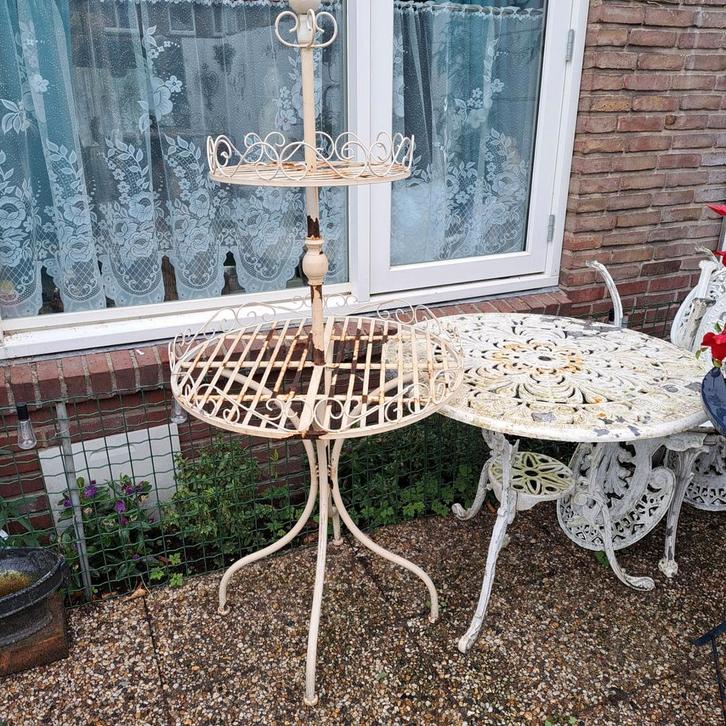 Tuin etagere, Antiek en Kunst, Curiosa en Brocante, Ophalen
