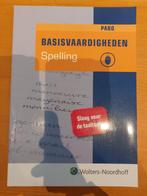 Basisvaardigheden Spelling - Wolters-Noordhoff - pabo, Boeken, Wolters-Noordhoff, Zo goed als nieuw, Alpha, HBO