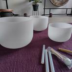Therapeutische kwaliteit kristallen klankschalen, Muziek en Instrumenten, Percussie, Ophalen, Nieuw