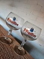 St feuillien bierglas 0,33l (2 stuks), Overige merken, Glas of Glazen, Zo goed als nieuw, Ophalen