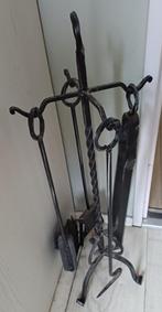 openhaard stel gietijzer, Ophalen of Verzenden, Zo goed als nieuw, Vrijstaande haard, Houthaard