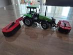 Siku Deutz-Fahr Agroxtra 6.07 tractor met maaiers, Ophalen of Verzenden, Zo goed als nieuw, Tractor of Landbouw, SIKU