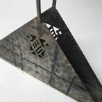 Gehamerde Art Deco Brievenstandaard / Brievenhouder, Antiek en Kunst, Ophalen of Verzenden