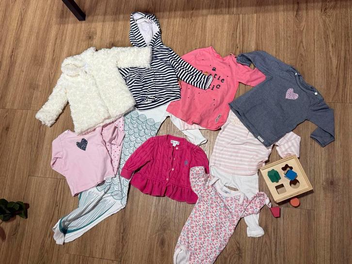 Meisjes kleding pakket maat 62/68, Kinderen en Baby's, Babykleding | Maat 62, Gebruikt, Meisje, Overige typen, Ophalen of Verzenden