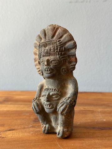 Pre Colombiaans Zapoteeks Beeldje/Urn beschikbaar voor biedingen