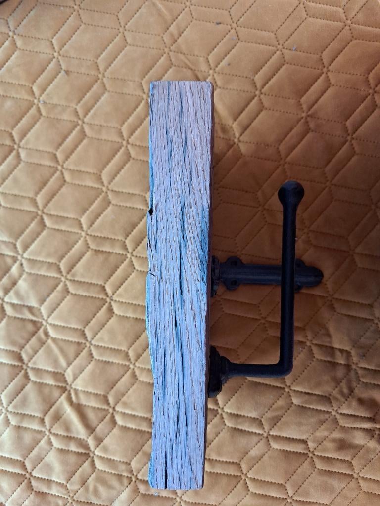 Toiletrolhouder oud eiken, Ophalen of Verzenden, Nieuw, Bruin