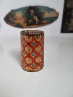 Oude rode florijn Italiaans pennen potje  * schapenweide *, Antiek en Kunst, Curiosa en Brocante, Ophalen of Verzenden