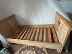 Steiger hout ledikant/peuterbed, Ophalen, 70 tot 85 cm, Zo goed als nieuw, Minder dan 140 cm