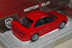 MITSUBISHI LANCER EVO 4 red Motorhelix with engine WRH, Hobby en Vrije tijd, Modelauto's | 1:18, Verzenden, Zo goed als nieuw
