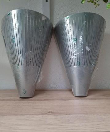 Set van 2 grijze Klyka Ikea wandlampen. Vintage.  beschikbaar voor biedingen