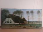 Prachtig schilderij Cornelis Kuypers | Boerderij & Koeien, Antiek en Kunst, Ophalen of Verzenden