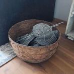 leemmand oud super decoratief brocante styl, Ophalen, Gebruikt, Rond, Hout