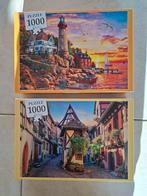 2 puzzels 1000 stukjes, Hobby en Vrije tijd, Ophalen of Verzenden, 500 t/m 1500 stukjes, Zo goed als nieuw, Legpuzzel