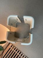 Auping Auronde Bedpoten - Wit - 4 stuks, Gebruikt, Wit, Tweepersoons, Ophalen of Verzenden