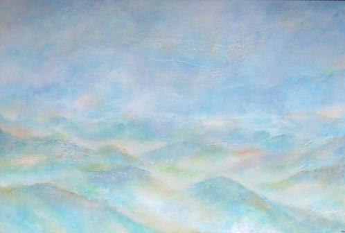 schilderij Duinen 60x90cm, Huis en Inrichting, Woonaccessoires | Schilderijen, Tekeningen en Foto's, Nieuw, Schilderij, Minder dan 50 cm