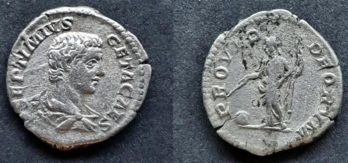 Denarius Geta S 2019, Verzenden, Overige landen, Zilver