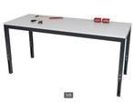 In hoogte verstelbare werktafel eurokraft, Ophalen, In hoogte verstelbaar, Zo goed als nieuw, Bureau