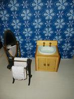 Badkamer set voor badkamer poppenhuis 1:12, Ophalen of Verzenden, Gebruikt, Decoratie